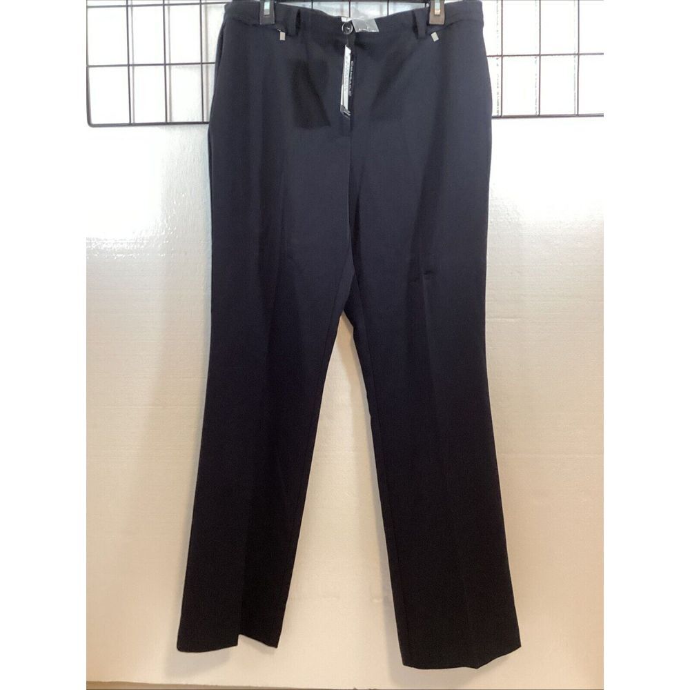 New Conrad‎ C Collection Women's Career Black Stretched  Pant Sz 14 SKU# 59974
